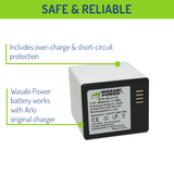 Arlo Go (A-2, VMA4410) Battery by Wasabi Power