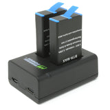 GoPro MAX, ACDBD-001, ACBAT-001 Battery (2-Pack) and Dual Charger by Wasabi Power