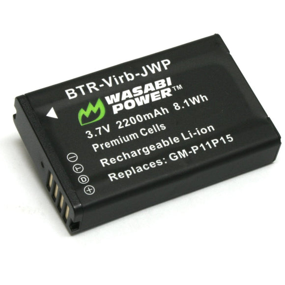Garmin 010-11654-03, VIRB, VIRB Elite Battery by Wasabi Power