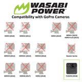 GoPro Fusion Battery (2-Pack) and Dual Charger by Wasabi Power
