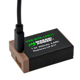 Canon LP-E17 Battery with USB-C Fast Charging by Wasabi Power