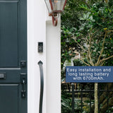 Ring V4 Battery (2-Pack) and Dual USB Charger for Ring Doorbell 2 by Wasabi Power