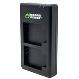 Panasonic VW-VBX090 USB Dual Battery Charger by Wasabi Power
