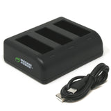 DJI BCX202, BCX204 OSMO Action Triple USB Battery Charger by Wasabi Power