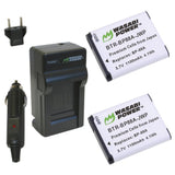 Samsung EA-BP88A Battery (2-Pack) and Charger by Wasabi Power