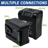 V-Mount Battery (14.4V, 6900mAh, 99Wh) with USB-C Fast Charging by Wasabi Power