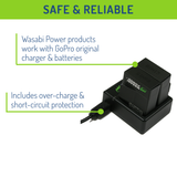 GoPro HERO3, HERO3+ Battery (2-Pack) and Dual Charger by Wasabi Power
