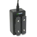 Insta360 X5 Battery (2-Pack) and Dual USB-C Charger by Wasabi Power
