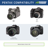 Pentax D-LI90, D-L190 Battery (2-Pack) by Wasabi Power