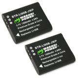Olympus LI-90B, LI-92B Battery (2-Pack) and Dual USB-C Charger by Wasabi Power