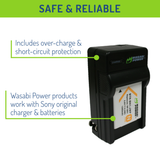 Sony NP-BN1 Battery (2-Pack) and Charger by Wasabi Power