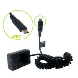 Sony NP-FW50 DC Coupler with USB-C Input by Wasabi Power