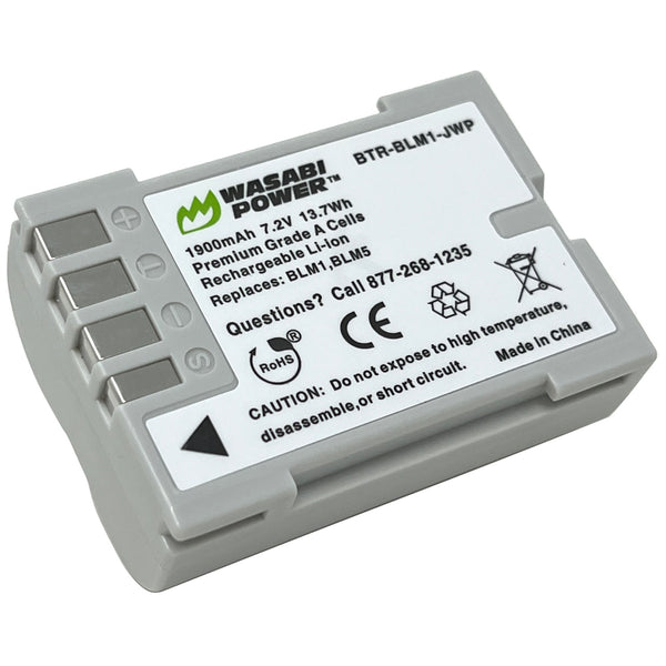 Olympus BLM-1, BLM-01, PS-BLM1 Battery by Wasabi Power