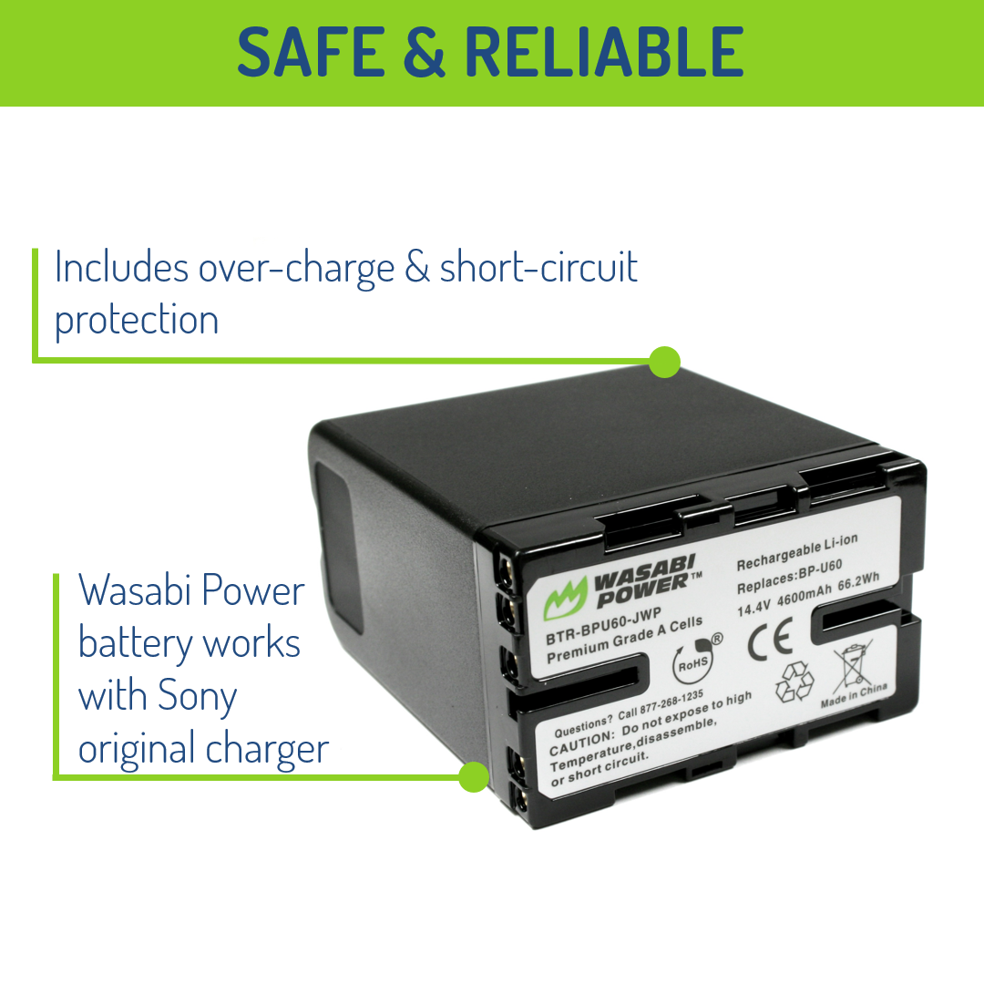 Sony BP-U60 Battery by Wasabi Power Sony BP-U60 Battery by Wasabi Power