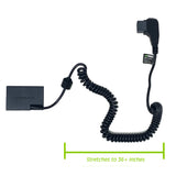 Canon LP-E17 DC Coupler (DR-E18) with D-Tap Input by Wasabi Power