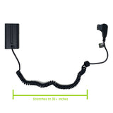 Sony NP-F550 (L Series) DC Coupler with D-Tap Input by Wasabi Power