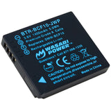 Panasonic DMW-BCF10, CGA-S/106B Battery by Wasabi Power