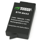 GoPro MAX2 Enduro Battery by Wasabi Power