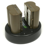 Canon BP-511, BP-511A, BP-512, BP-514 Battery (2-Pack) and Dual Charger by Wasabi Power