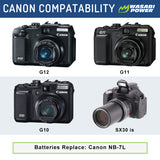 Canon NB-7L Battery by Wasabi Power