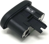 Nikon EN-EL18 Battery Bundle with MB-D18 Battery Grip, Nikon MH-26 Dual Charger, and BL-5 Battery Chamber Cover by Wasabi Power