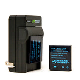 Kodak LB-080 Battery (2-Pack) and Charger by Wasabi Power