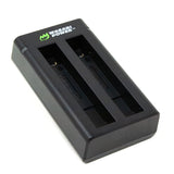 Insta360 X4 Dual USB-C Battery Charger by Wasabi Power