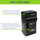 GoPro HERO3, HERO3+ Battery (2-Pack) and Charger by Wasabi Power