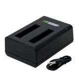Kodak LB-015 Battery (2-Pack) and Dual Charger by Wasabi Power
