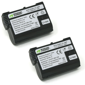 Nikon EN-EL15, EN-EL15a, EN-EL15b, EN-EL15c Battery (2-Pack) by Wasabi Power
