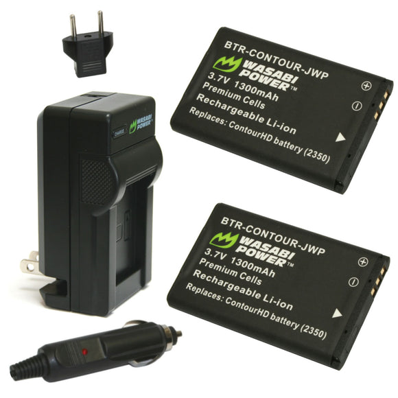 BL-5C Battery (2-Pack) and Charger by Wasabi Power