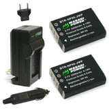 Ricoh DB-90 Battery (2-Pack) and Charger by Wasabi Power