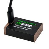 Canon LP-E12 Battery with USB-C Fast Charging by Wasabi Power