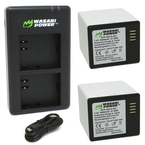 Arlo Go (VMA4410 & VMA4400C) Battery (2-Pack) and Dual Charger by Wasabi Power