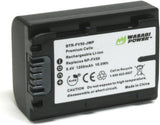 Sony NP-FV30, NP-FV40, NP-FV50 Battery (2-Pack) and Dual Flat Charger by Wasabi Power