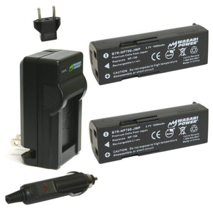 Konica Minolta NP-700 Battery (2-Pack) and Charger by Wasabi Power
