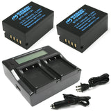 Fujifilm NP-T125 Battery (2-Pack) and Dual Charger by Wasabi Power