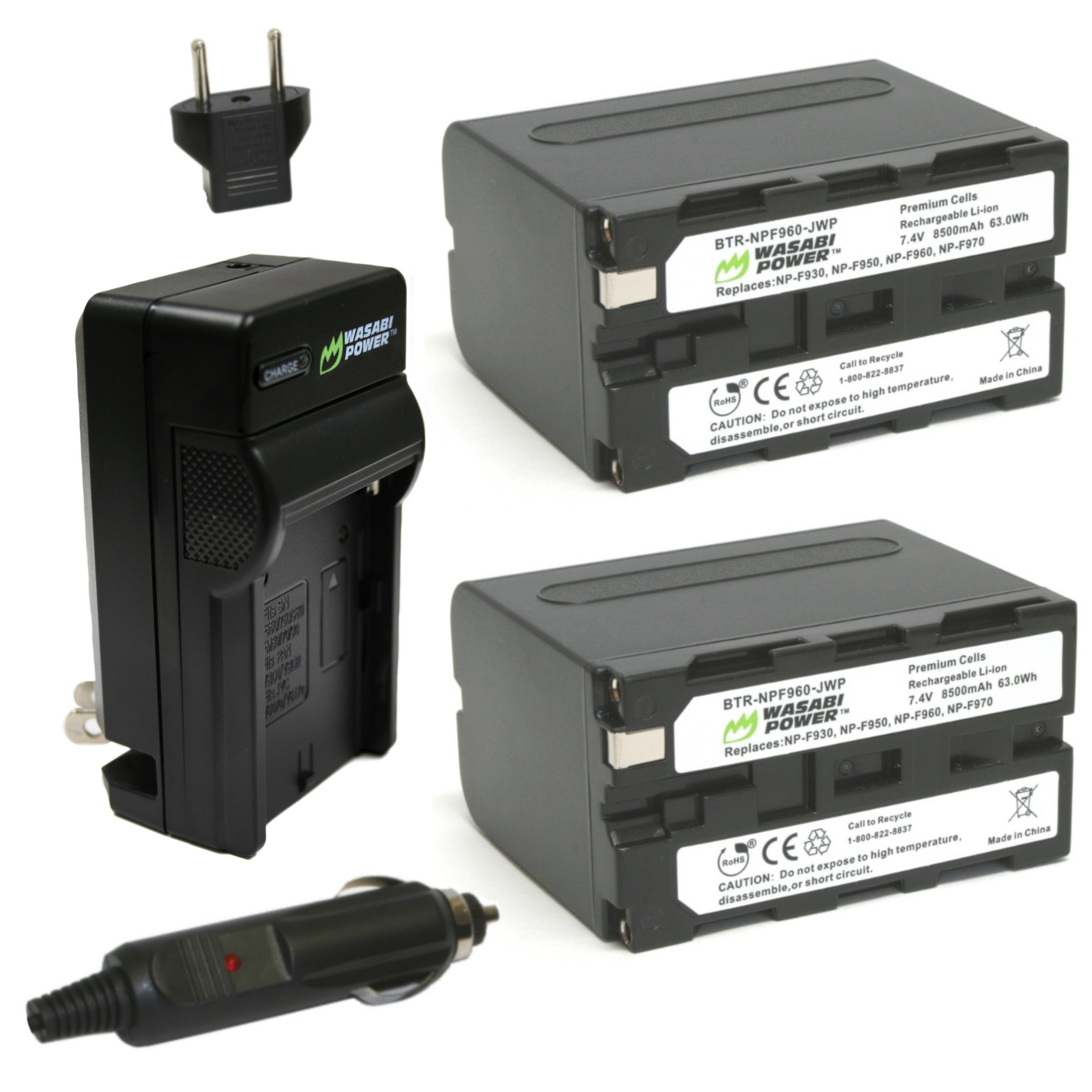 Npf Battery 2X Akku + Dual-Ladegerät NP-F960, F970 Produktbild-Vorschau 3