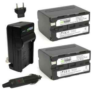 VILTROX 2-Pack NP-F550 Batterie de Rechange Remplacement 2 pièces Battery pour Sony NP-F970 F960 F950 F770 F750 F570 F550 Compatible Godox Neewer caméscope/Moniteur/caméra VILTROX 2-Pack NP-F550 Batterie de Rechange Remplacement 2 pièces Battery pour Sony NP-F970 F960 F950 F770 F750 F570 F550 Compatible Godox Neewer caméscope/Moniteur/caméra