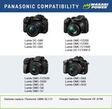 Panasonic DMW-BLC12 with USB-C Fast Charging by Wasabi Power