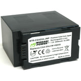 Panasonic CGA-D54, VW-VBD29, VW-VBD55 Battery (2-Pack) and Charger by Wasabi Power