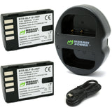 Panasonic DMW-BLF19 Battery (2-Pack) and Dual Charger by Wasabi Power