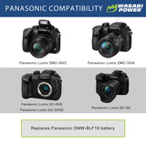 Panasonic DMW-BLF19 Battery (2-Pack) by Wasabi Power