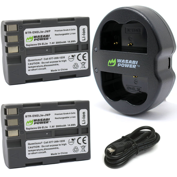 Newmowa LP-E17 Replacement Battery (2 Pack) And Smart LCD Display Dual