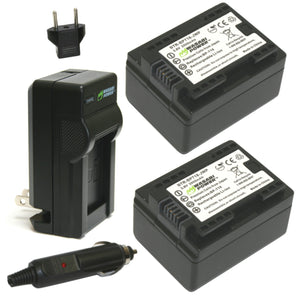 Canon BP-718 Battery (2-Pack) and Charger by Wasabi Power