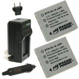 Kodak KLIC-7005 Battery (2-Pack) and Charger by Wasabi Power