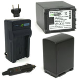 Canon BP-828 Battery (2-Pack) and Charger by Wasabi Power