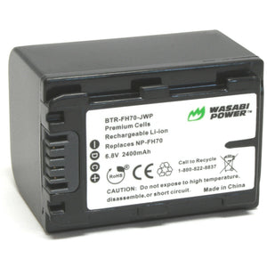 Sony NP-FH70, NP-FH60 Battery by Wasabi Power