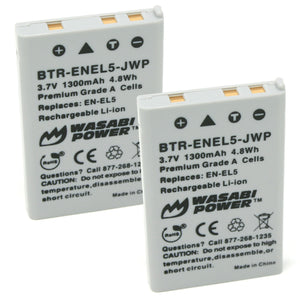 Nikon EN-EL5 Battery (2-Pack) by Wasabi Power