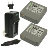 Samsung IA-BP85NF, IA-BP85ST Battery (2-Pack) and Charger by Wasabi Power